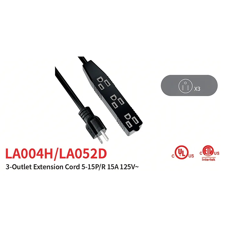 UL Standard Indoor Extension Cords